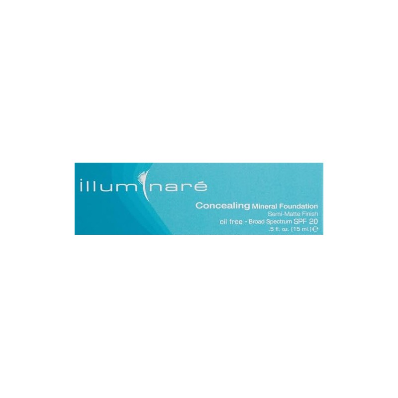 Illuminare Concealing Mineral Foundation Makeup SPf 20 Semi-Matte Finish 15ml