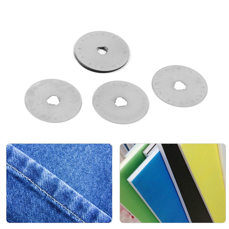 10pcs 45mm Rotary Cutter Refill Blades for Cutting Leather Fabric