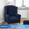 MAXIJIN Elastic Armchair Cover with Ears, 1 Piece, Jacquard Sofa