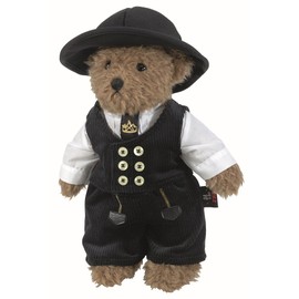 FHB 87800-20 Guild-Teddy Eddy Size 35 cm in Black, Universal
