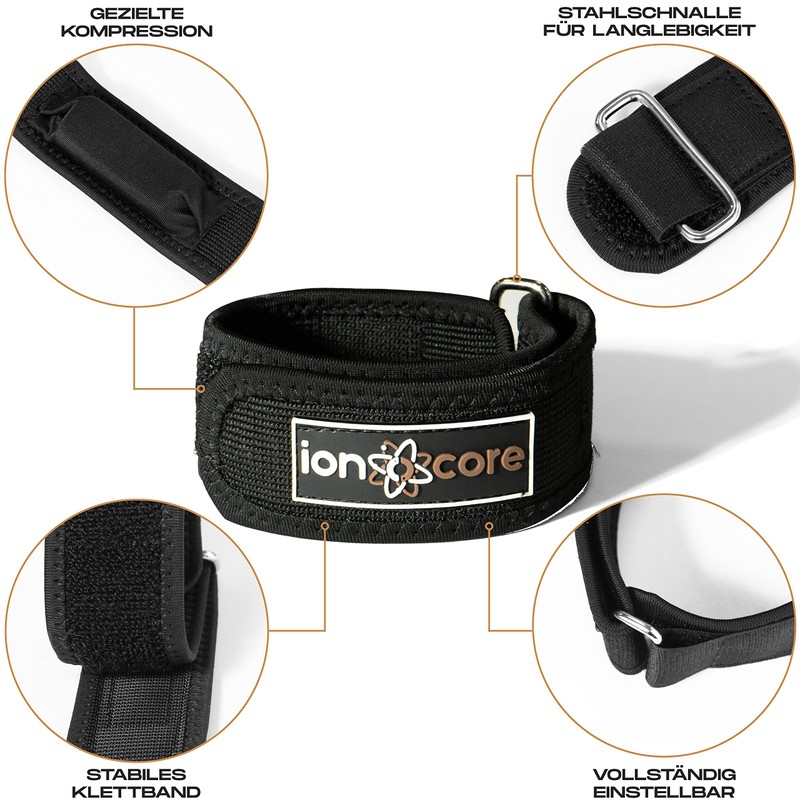 ionocore® Tennis Elbow Support - Golfer's Arm Cuff with Compression