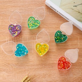 ICYANG 50-Pack Heart Shaped Jello Shot Cups, 1.5 Oz Clear Plastic Heart Containers with Lids, Reusable Portion Cups for Valentine’s Day, Bridal Showers, Parties, Dessert Making