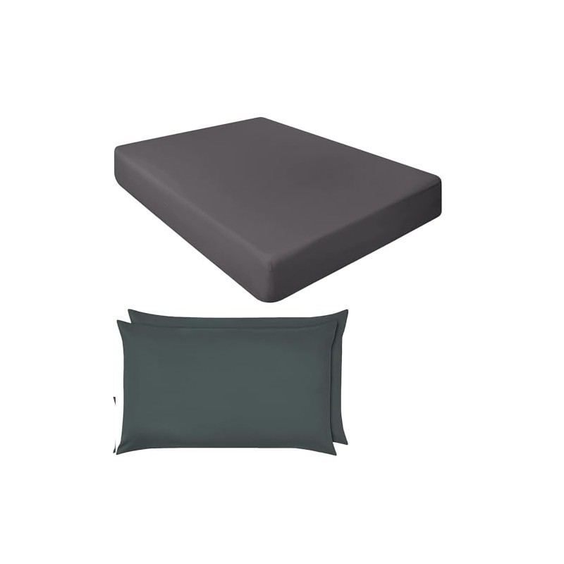 NIYS Luxury Bedding 100% Egyptian Cotton 40CM/16 Extra Deep Fitted