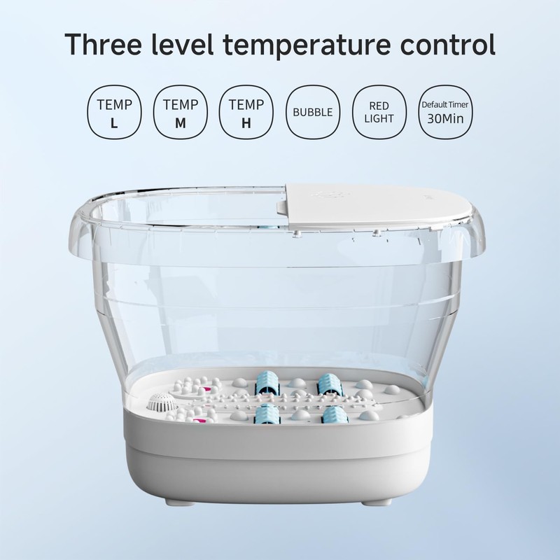 beici 6L Collapsible Foot Spa Massage with Water and Electricity