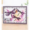XMZZMX Three Dragonflies Metal Cutting Dies for Card Making, Paper