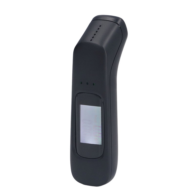 Breathalyzer Black Portable Mini Dustproof High Accuracy Rechargeable Blowing Special