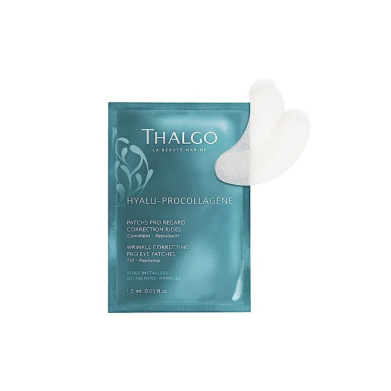 THALGO Hyalu-Procollagène Wrinkle Correcting Eye Pads 2 Patches for Visibly