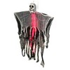 1pc Halloween Glowing Skull Skeleton Ghost Decoration, Hanging Gauze Ghost