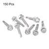 sourcing map #12 x 63/64" 410 Stainless Steel Hex Washer