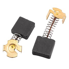 sourcingmap Pair 17x17x7mm Carbon Brushes Power Tool for Electric Hammer Drill Motor