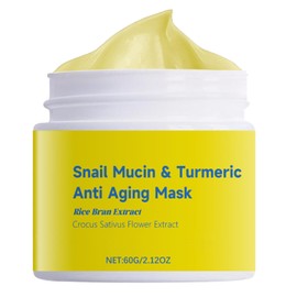 Snail Mucin & Turmeric Anti Aging Mask, Fask Mask Cream