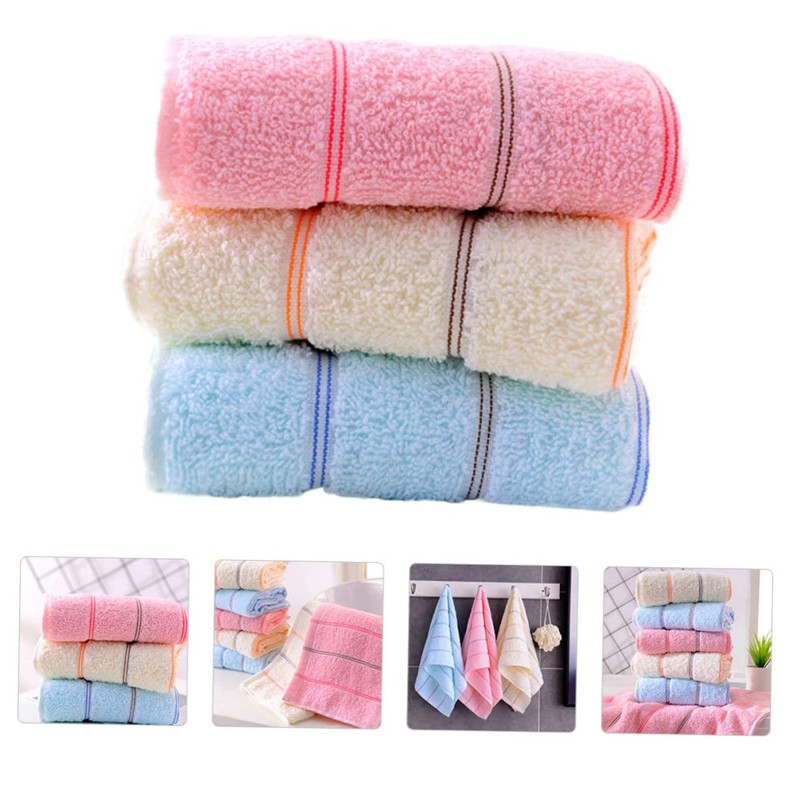 NOLITOY 3pcs Water Absorption Towel Muslin Wrap for Face and