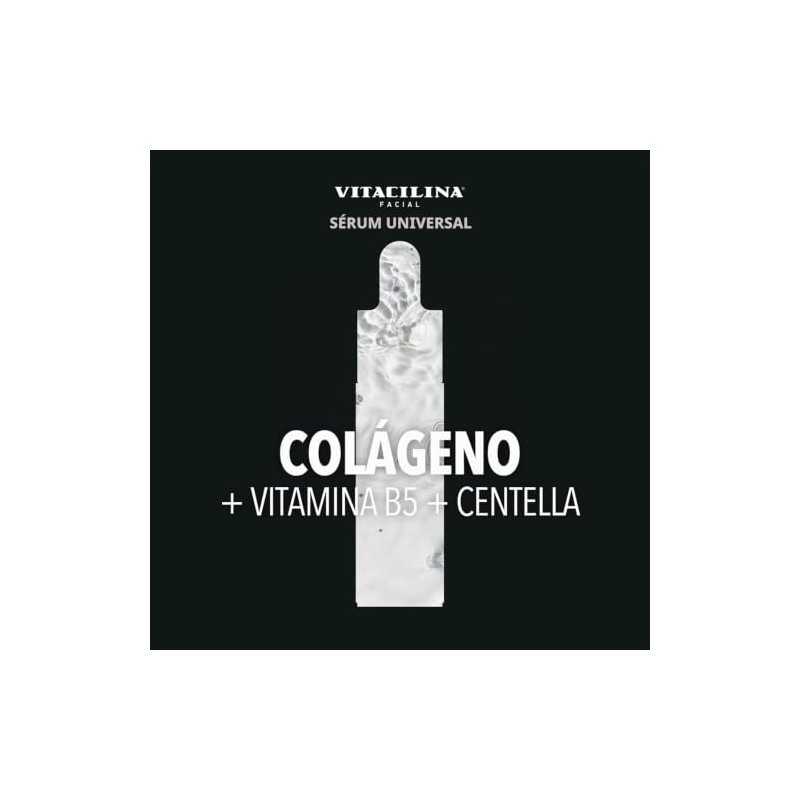 Vitacilina Sérum Facial Colágeno 5ml Hidratación Día y Noche