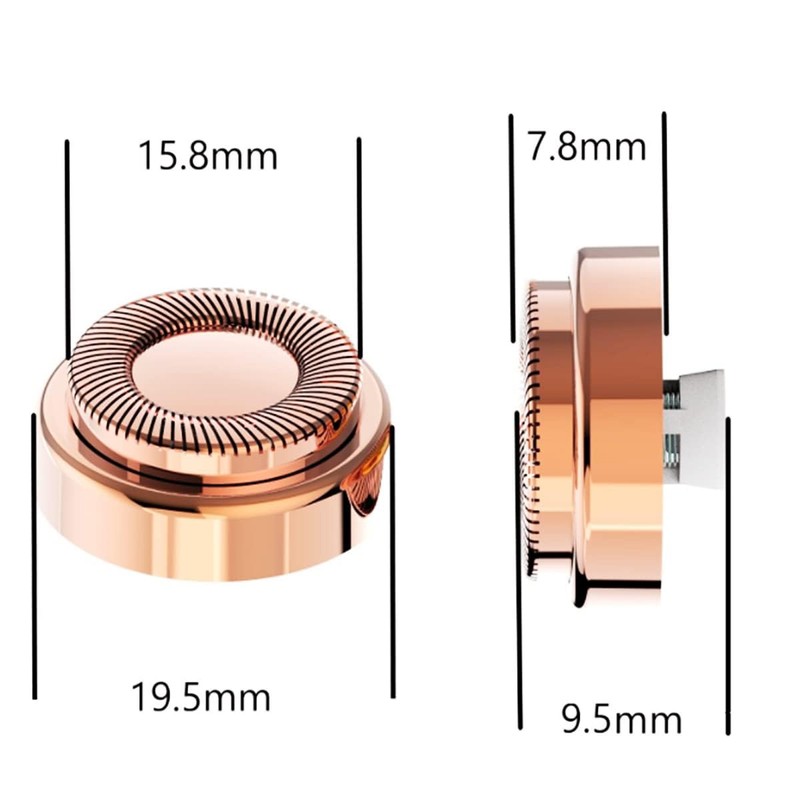For Flawless Hair Remover 8pcs Replacement Heads Count Replacing Blades
