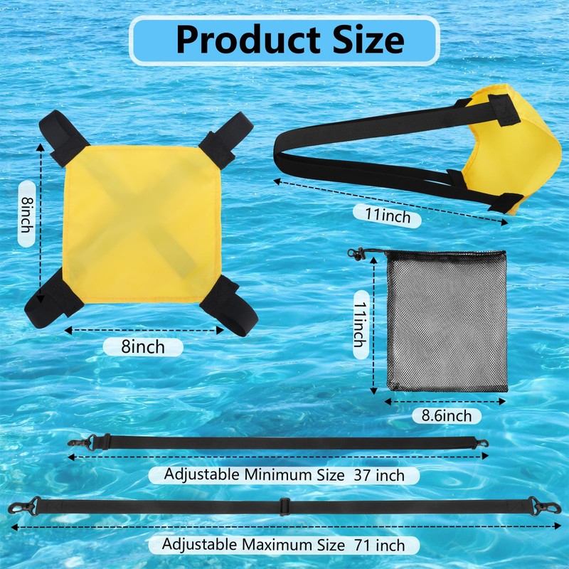 Swimming Parachute Resistance Training Equipment, Stationary Swim Belts Resistance Set