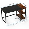DRM 47 inch Computer Desk Study Table Home Office Work