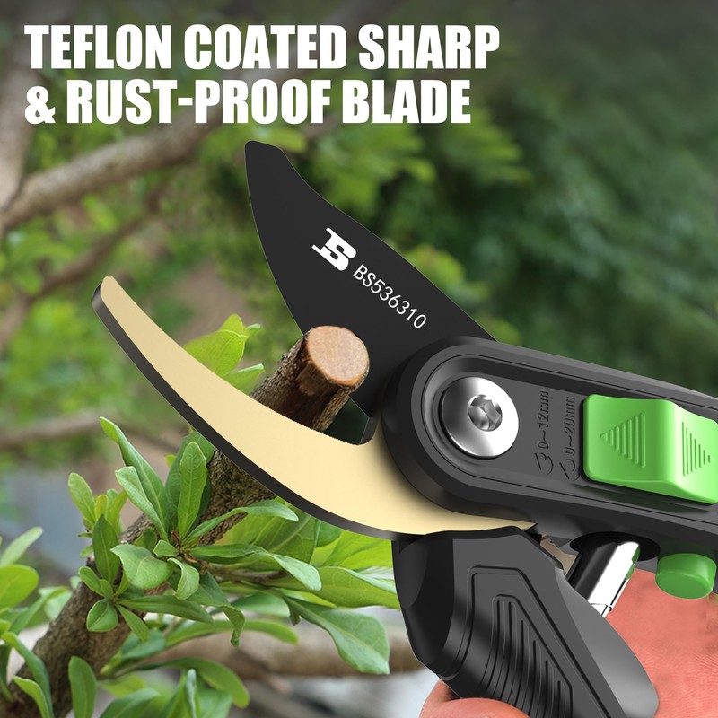 B BOSI TOOLS 8.5" Bypass Pruning Shears Gardening Scissors Pruners