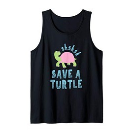 sksksk Save A Turtle - Funny Meme Tank Top