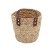 YRMT Water Hyacinth Hanging Storage Baskets 2 Pack Woven Wall