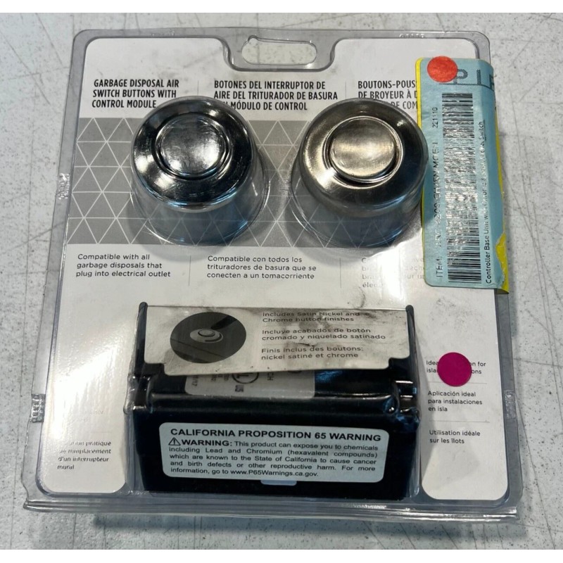 Moen ARC-4200-CH Controller Base Unit With Chrome and Switch SATIN