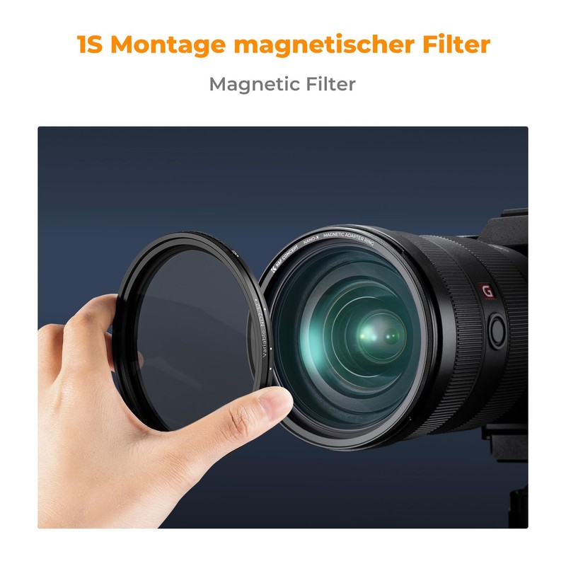K&F Concept ND Filter 55 mm Variable Neutral Density Filter