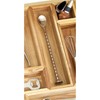 iDesign Acacia Wood Narrow Kitchen Drawer Organizer - Set of