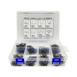 800PCS Auto Plastic Repair Hot Staples with Storage Box for Car Bumper Plastic Welding Repairing Kit