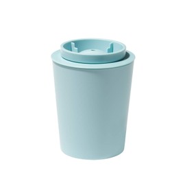 LIKE-IT STK-08L Ice Tray, Clear Round Ice Maker, Approx. 4.3 x 5.5 inches (11 x 14 cm), Light Blue, Made in Japan