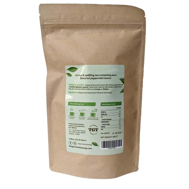TGT German Peppermint Tea | Uplifting, Digestive | Herbal Tea