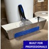 14" Drywall Mud Pan Heli-Arc Welded Stainless Steel [ Fitted