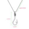 CHOORO Fish Hook Necklace Fishing Hook Pendant Jewelry Fishing Girlfriend