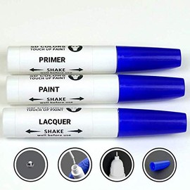 SD COLORS Phantom Black LZ9Y Paint Pen Repair Kit 12ml Scratch Chip Brush Color LZ9Y Phantom Black (Paint + Primer + Varnish)