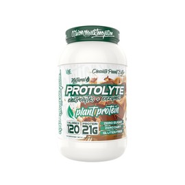 VMI Sports Protolyte Natural Plant Protein with Electrolytes and Enzymes | Zero Sugar – Zero Dairy – Gluten Free | 20 G Protein + 10.5 G of EAAs (25 serving, Chocolate Peanut Butter)