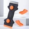 Glass Scraper - Double Edge Stove Scraper | Multi-Purpose Cleaning