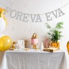 ShuanQ Foreva Eva Banner - Glitter Wedding/Propose/Engagement Party Decoration -