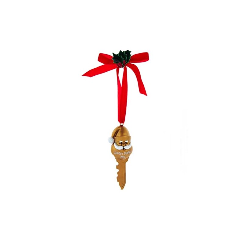 Elfie Santa's Magic Key Ornament
