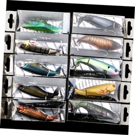 SUPVOX Swimbait Bionic Plastic Lure 3D Eyes Realistic Fish Shape Ideal for Anglers