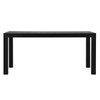 Mainstays Parsons Coffee Table, Black Oak Woodgrain Finish, PVC Laminated