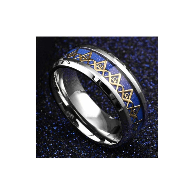 Unbranded FREEMASON / MASONIC RING - 12