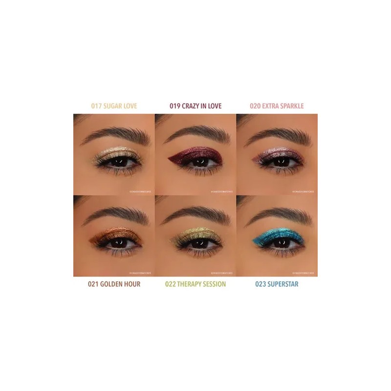 Sombra Líquida Moira Cosmetic Superhyped Liquid Mate Shimmer Color de