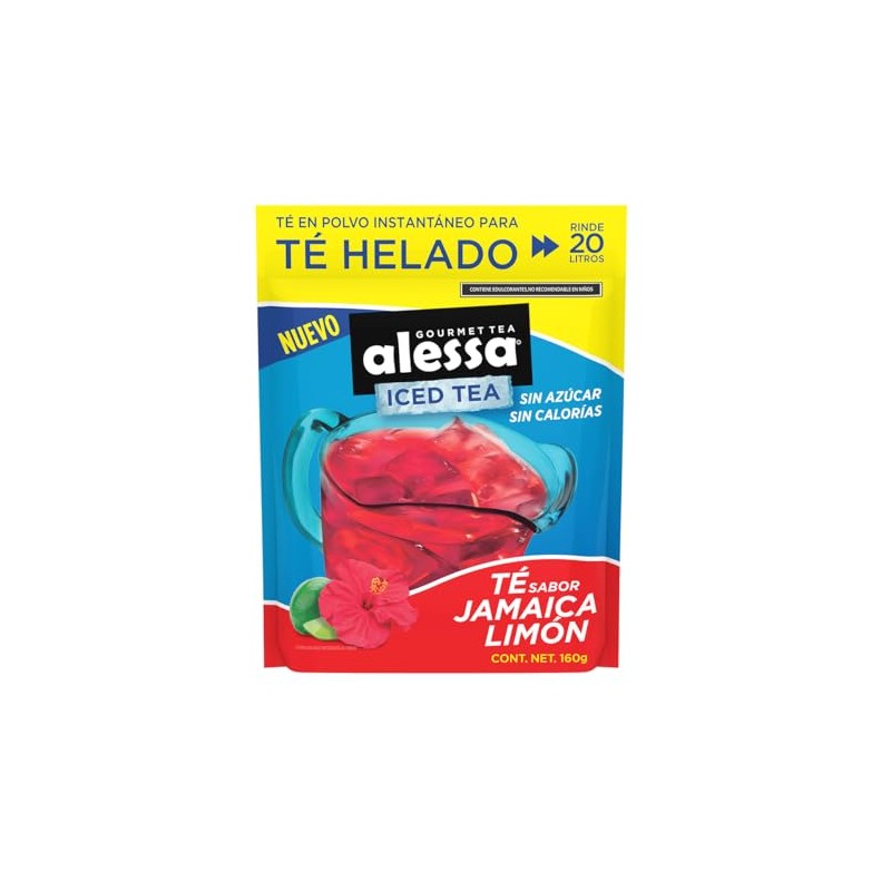 Té Helado Alessa Jamaica Limón 160 g