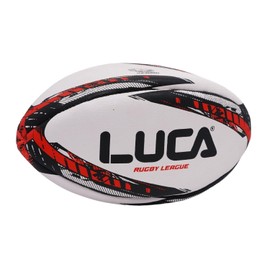 LUCA Rugby Ball for Youth and Adult - Outdoor Professional Synthetic Rubber Grade Balls - Heavy Duty & Durable Hand Stitched Designed Playingball Standard Size - 5