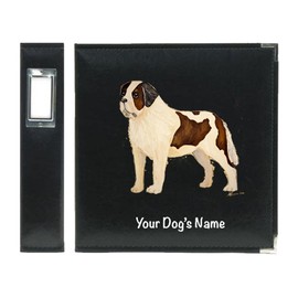 Saint Bernard Dog Hand Painted Photo Album/Scrapbook for Show Photos, Awards, Action Shots, Agility