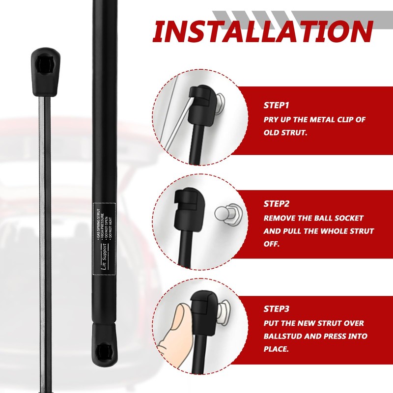 Hood Lift Supports for 2015-2019 Subaru Legacy & Outback -
