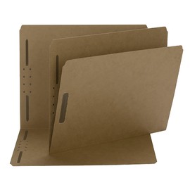 Smead Fastener File Folder, 2 Fasteners, Reinforced Straight-Cut Tab, Letter Size, Kraft, 50 per Box (14813), Brown