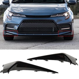 Front Bumper Cover Lower Trim Molding for Toyota Corolla SE XSE 2020 2021 2022 Glossy Black Lip Spoiler Grille