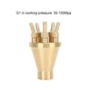 Copper Water Fountain Nozzle Direct Spraying Universal Adjust Pool Sprinkler