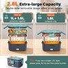 PETYDOOT 2.8L Electric Heated Lunch Box 100W Portable Food Warmer