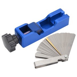 Universal Spark Plug Gap Tool Set, Spark Plug Vernier Caliper, Adjustment Tool, Feeder Gauge, Convenient, Accurate to Adjust (Blue)