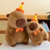 Arkdorz Cute Birthday Capybara Plush,12inch Kawaii Capybara Stuffed Animal Soft